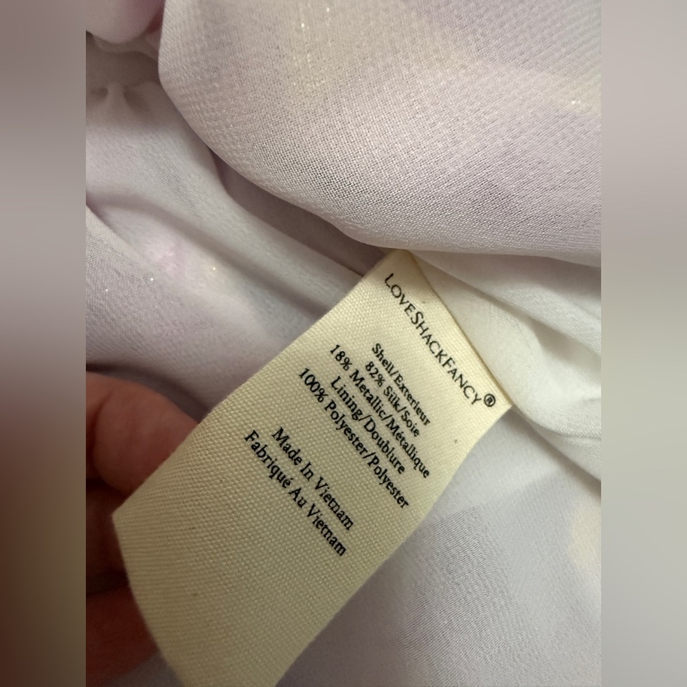 🎀 LoveShackFancy - Findlay Wrap Dress w Stars - size 2 - Pristine Condition 🎀 - Picture 8 of 13